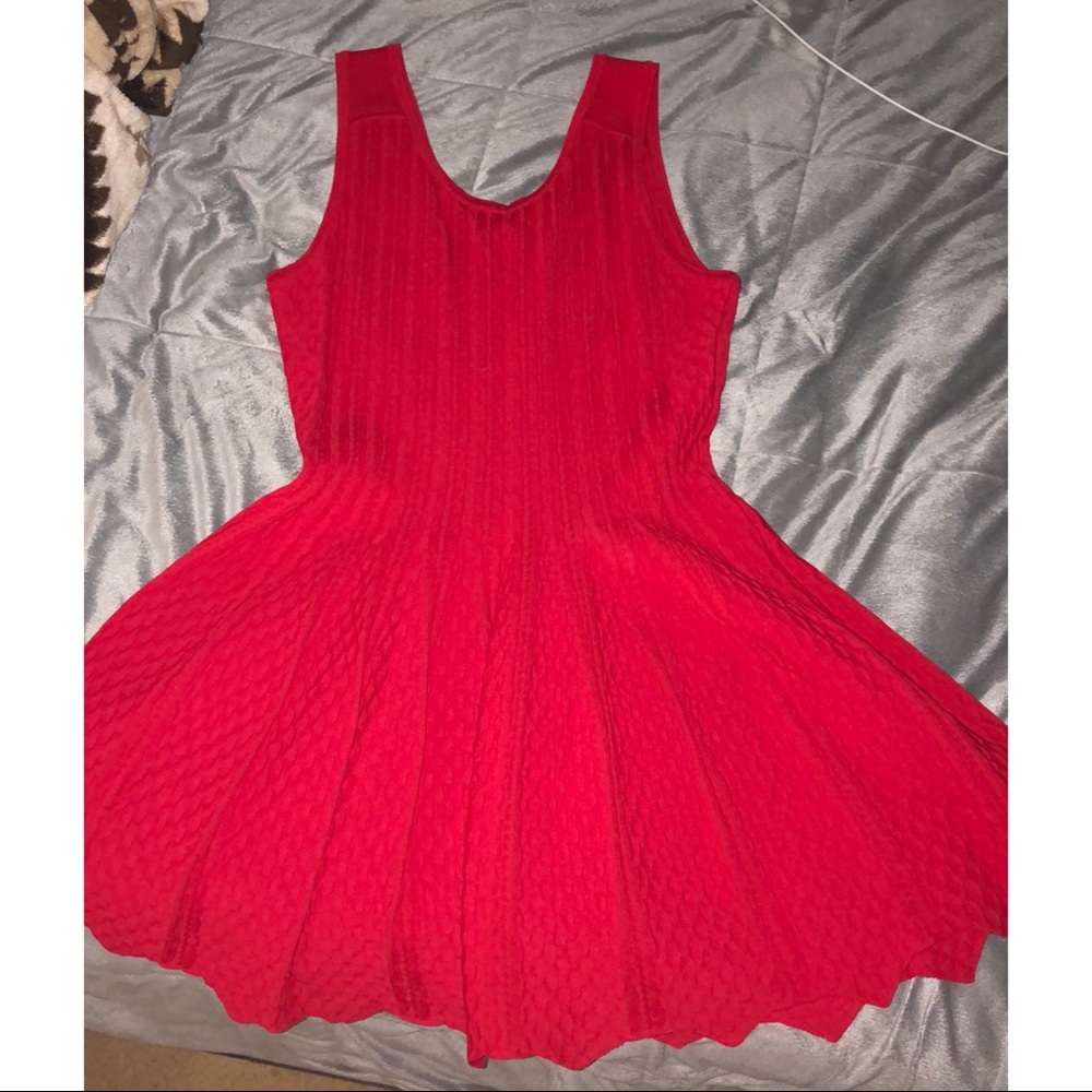 Gianni Bini Dillard’s red form fitted dress